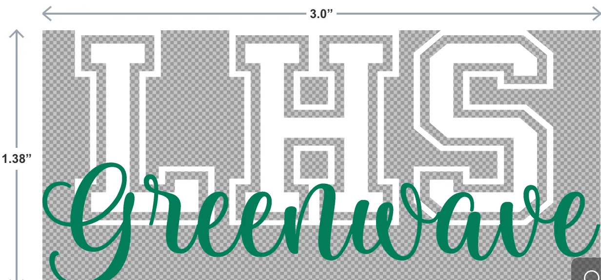 Leeds Greenwave UV-DTF Sticker