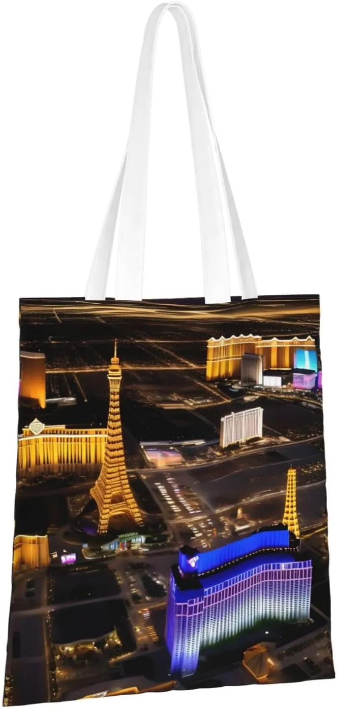 Lemon And Flowers Canvas Tote Bags For Women Handbag Tote Purse,Canvas Crossbody Bag For Office, Travel, School