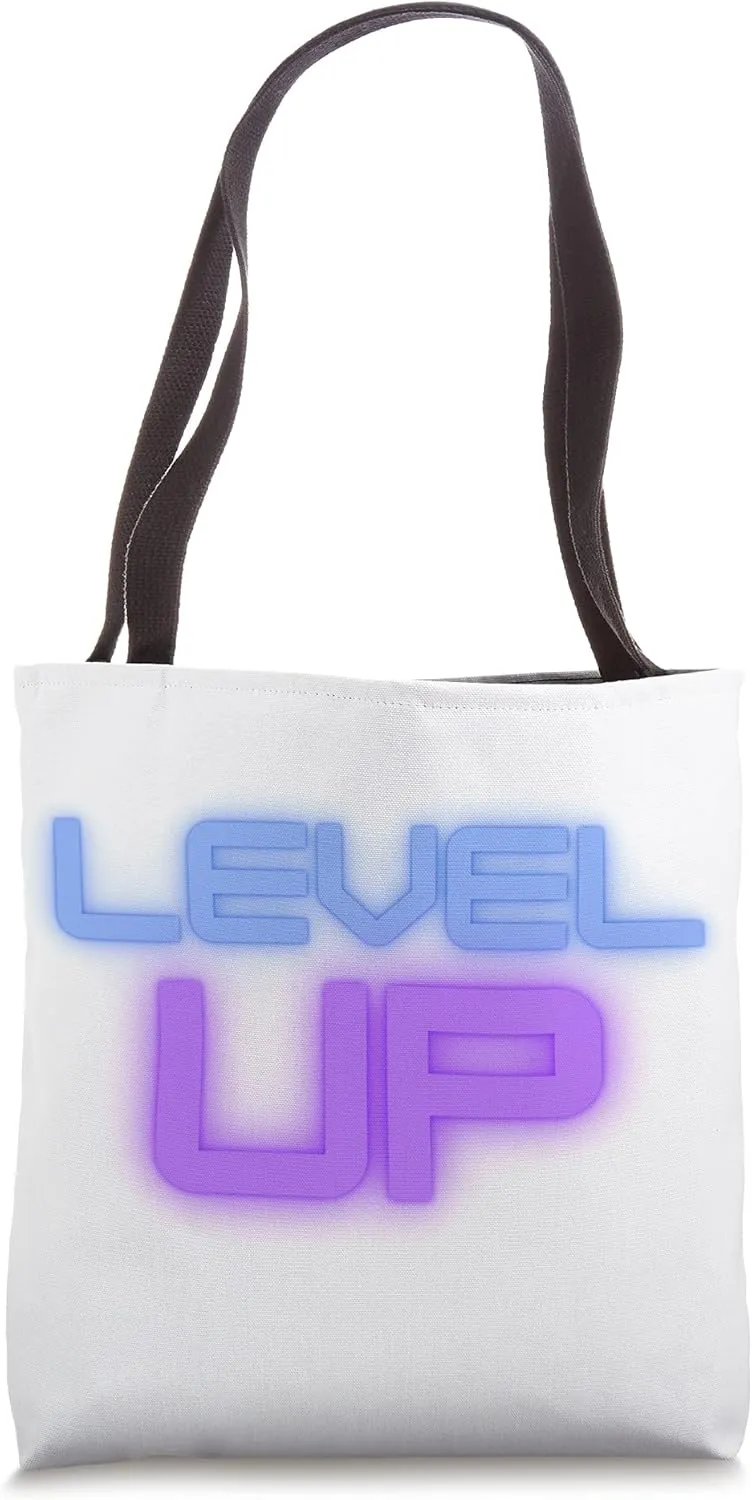 Level Up - Video Game Tote Bag
