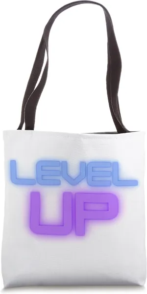 Level Up - Video Game Tote Bag