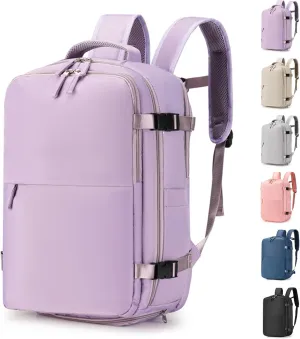 Levettevac Mochila, Levettebag Backpack - Large Capacity Bag with Separate Compartment | Travel Bag Carry On Luggage (Purple)
