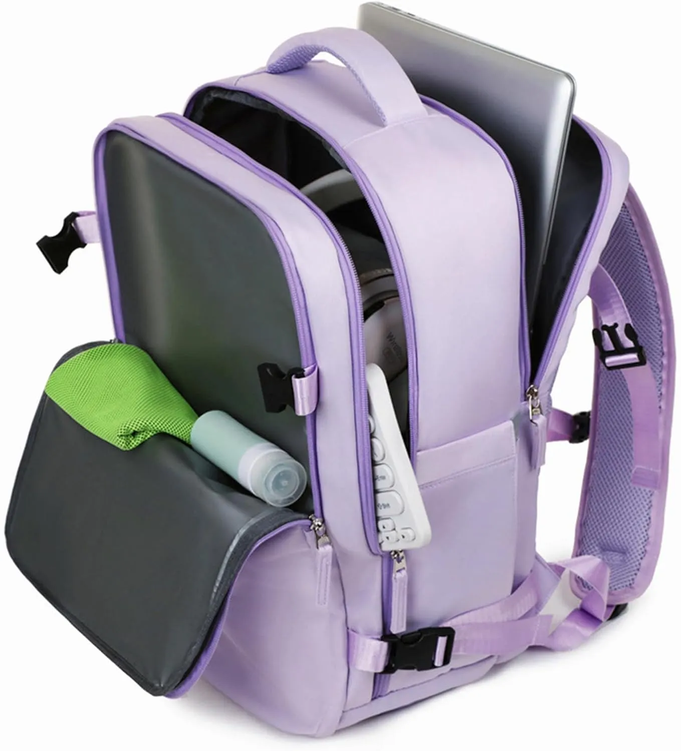 Levettevac Mochila, Levettevac Backpack, Suitable for Short Trip and Business, Small Travel Backpack for Women (Pink B)