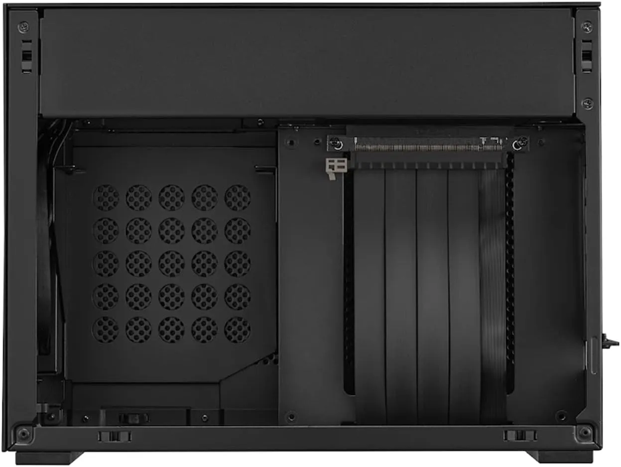 Lian Li A4-H2O Small Case - Mini ITX - Aluminum Exterior & SPCC Steel Interior - PCIe 4.0 - Easy AIO Installation - Supports SFX/SFX-L Power Supply (A4-H2O A4 BLACK)