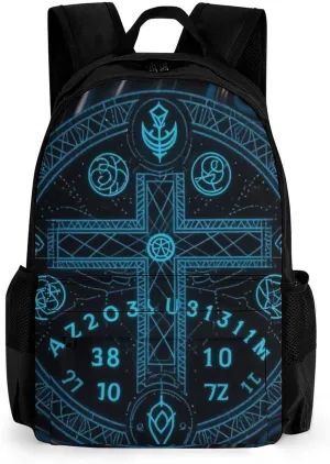 Lightweight Daypack for Camping Business Walking Cycling - Large Capacity Anti-Theft Multipurpose Bookbag, Magic Spirit Board Witch Art Gym Outdoor Hiking Backpack