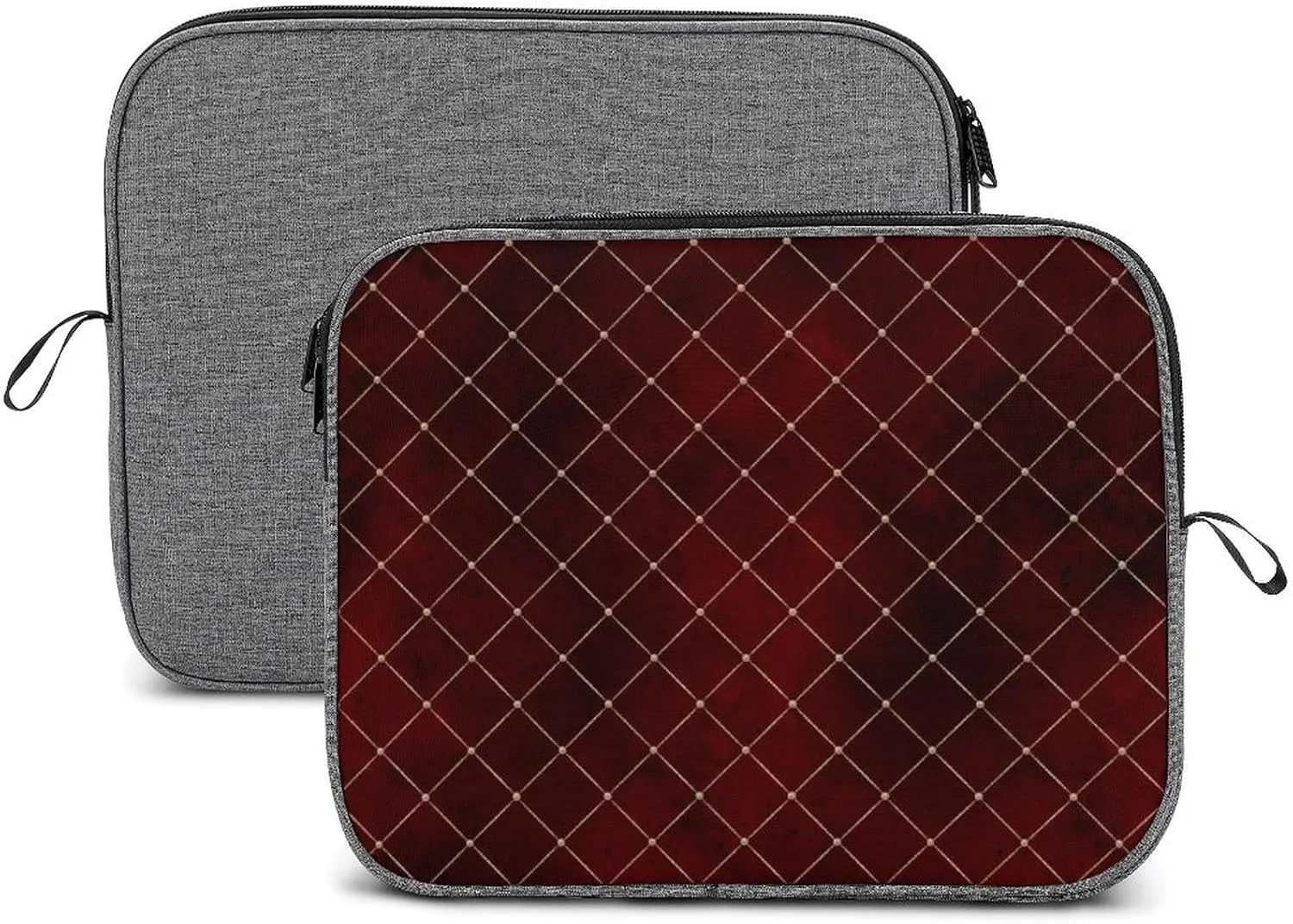 Lines Navy Blue And Yellow Large Capacity Portable Laptop Case Unisex