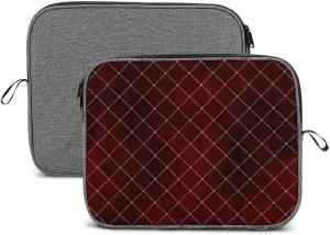 Lines Navy Blue And Yellow Large Capacity Portable Laptop Case Unisex