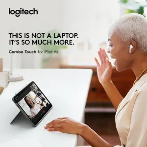 Logitech Combo touch for iPad Air (4th gen)_Oxford Grey