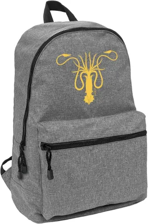 LOGOVISION Game of Thrones Greyjoy Sigil Lightweight Backpack for Work School Daily Use Packable for Travel