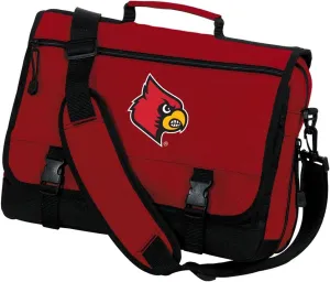 Louisville Cardinals Laptop Bag University of Louisville Messenger Bag or Computer Bag
