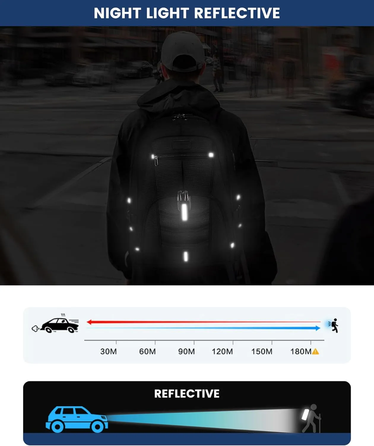 LOVEVOOK Travel Laptop Backpack Waterproof Anti Theft Backpack with Lock and USB Charging Port Large Computer Business Backpack for Men College Backpack (17 inch,Black-1