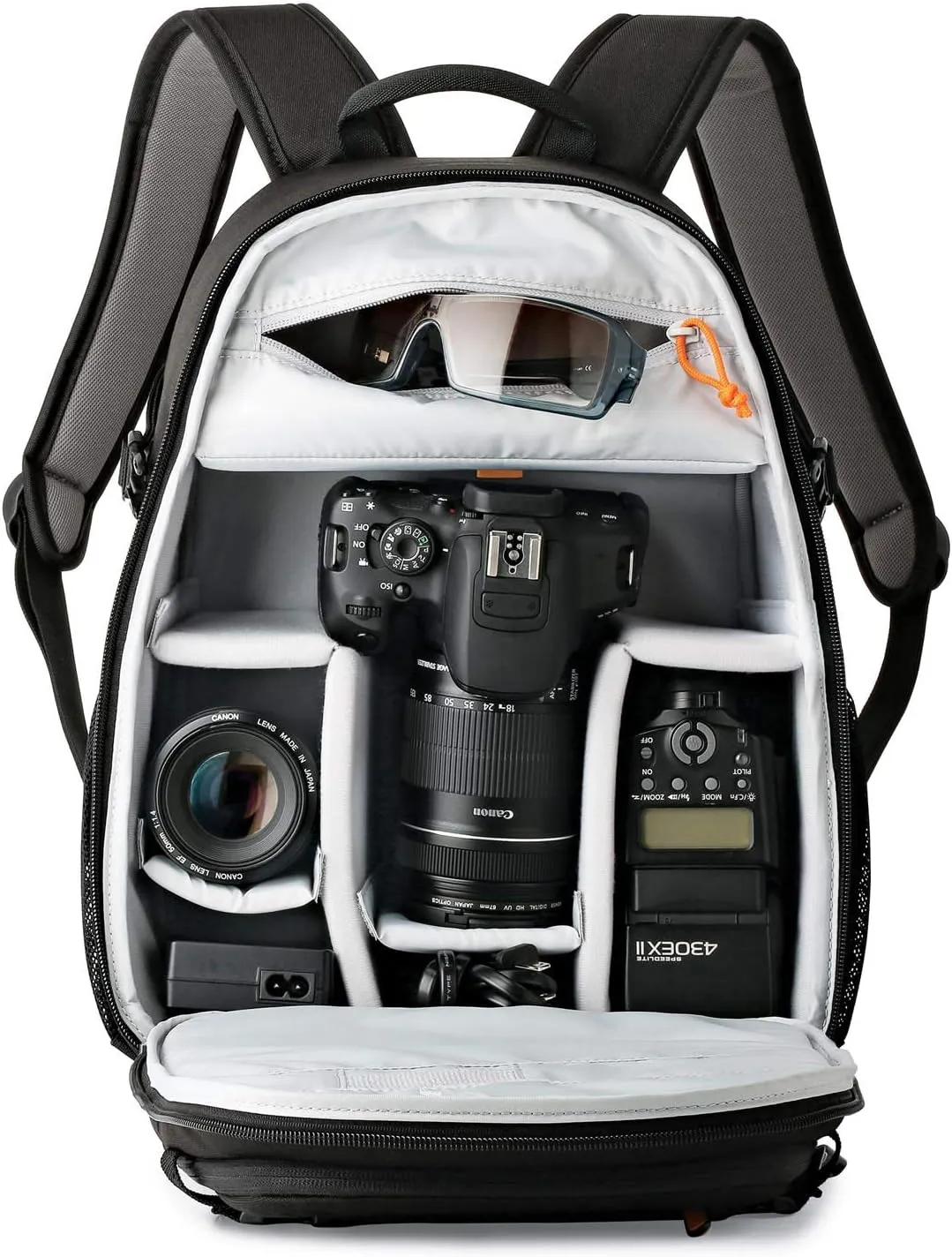 LowePro Tahoe BP 150. Lightweight Compact Camera Backpack for Cameras (Black)., Medium
