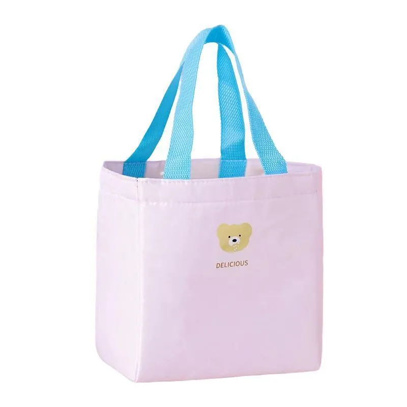 Lunch Bag 1PC 4Colours 18x13x19cm Thermal Insulated