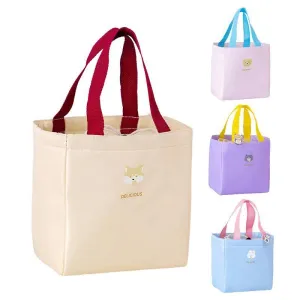 Lunch Bag 1PC 4Colours 18x13x19cm Thermal Insulated