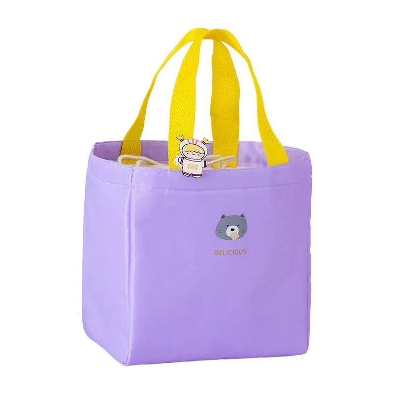 Lunch Bag 1PC 4Colours 18x13x19cm Thermal Insulated