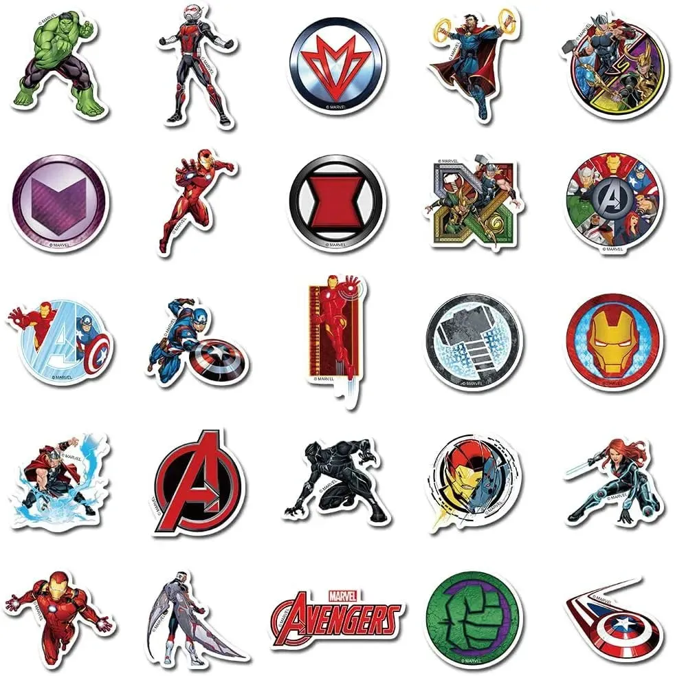 Marvel Sticker Pack (50 Pcs)