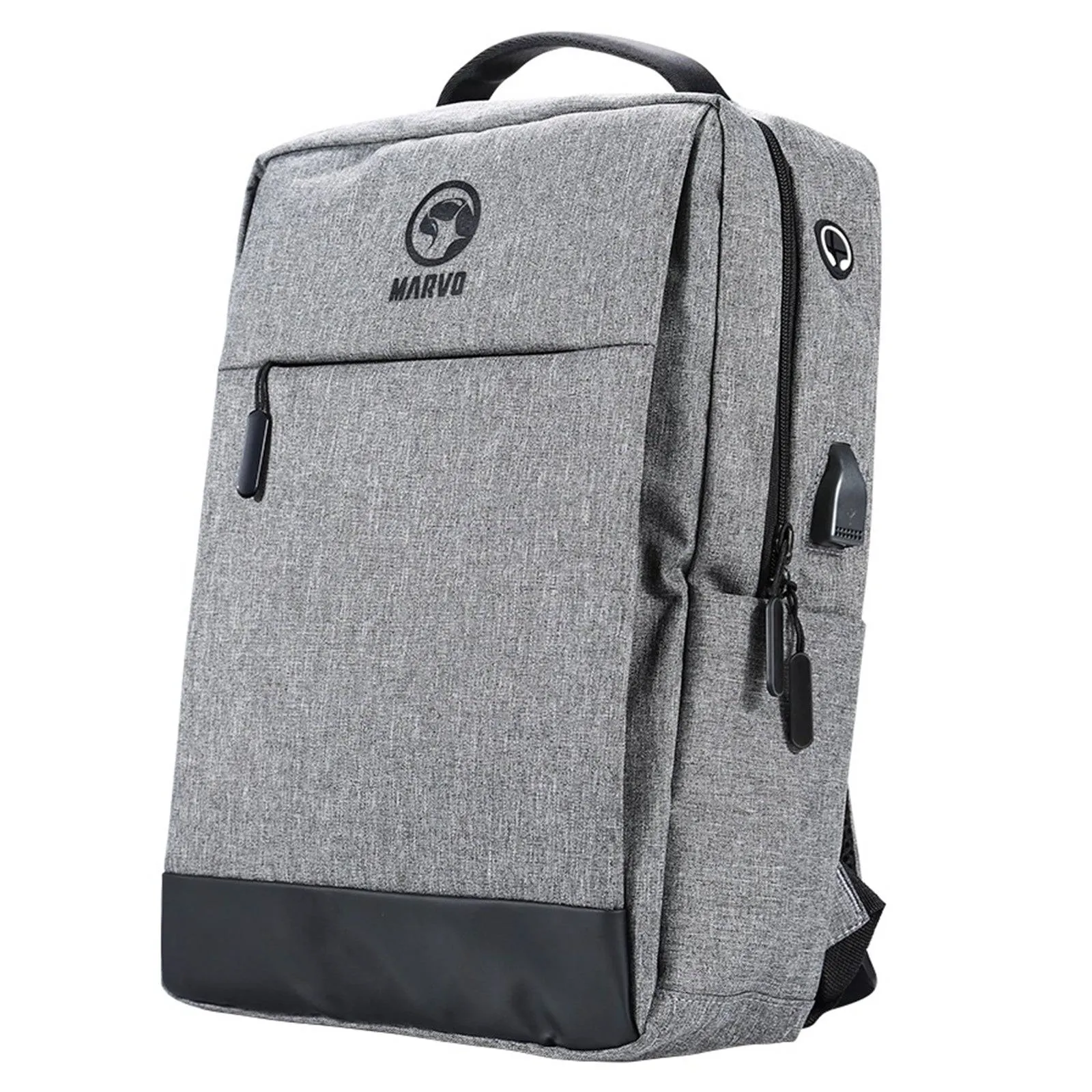 Marvo Laptop 15.6 inch Backpack with USB Charging Port, Waterproof Durable Fabric