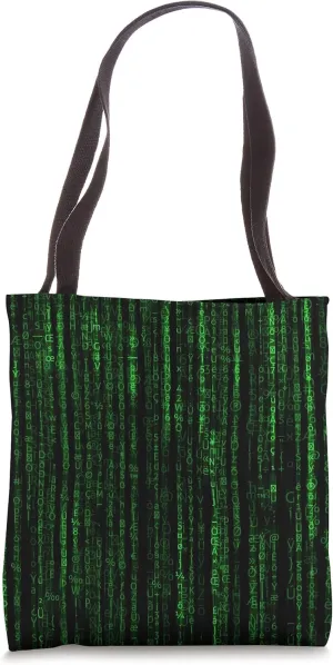 Matrix Code Tote Bag