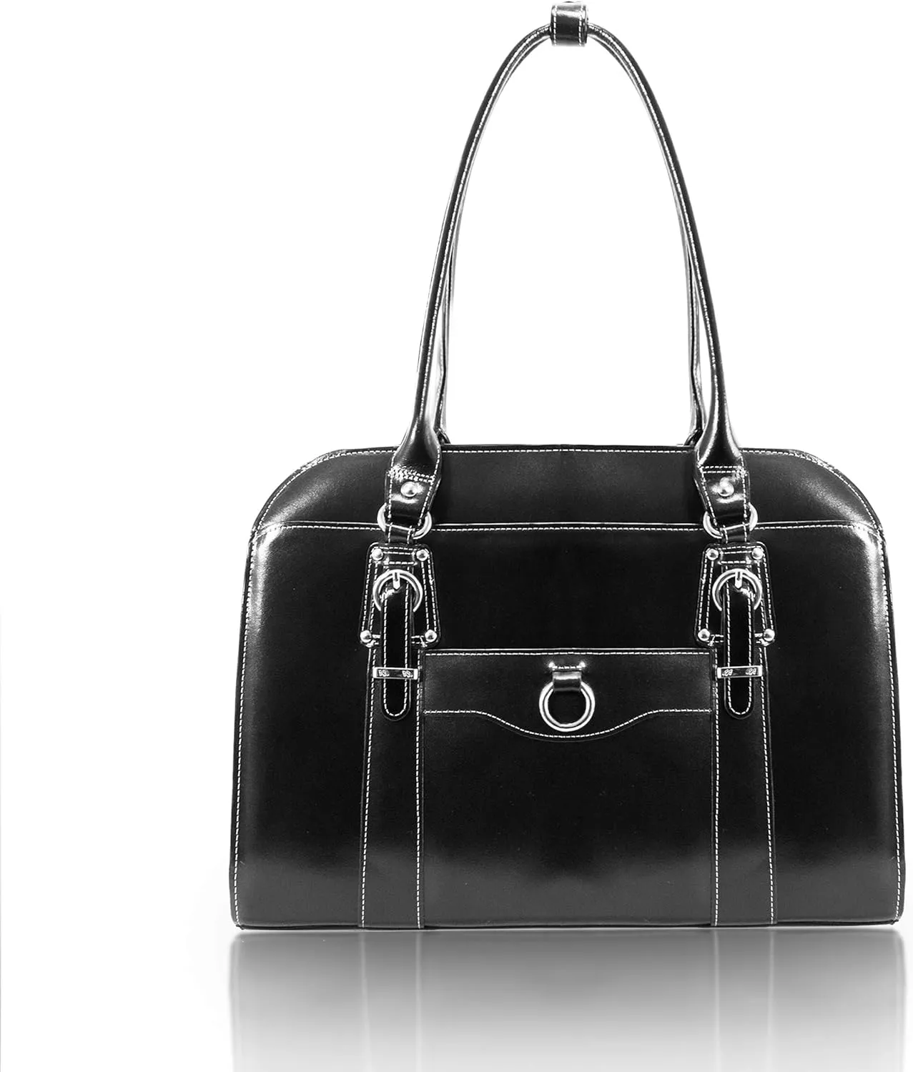 McKlein 14" Leather Ladies' Laptop Briefcase- HILLSIDE