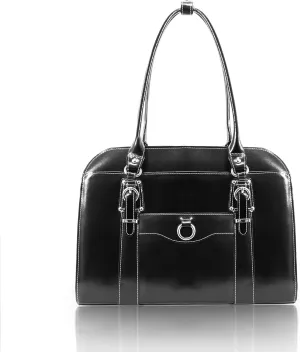 McKlein 14" Leather Ladies' Laptop Briefcase- HILLSIDE