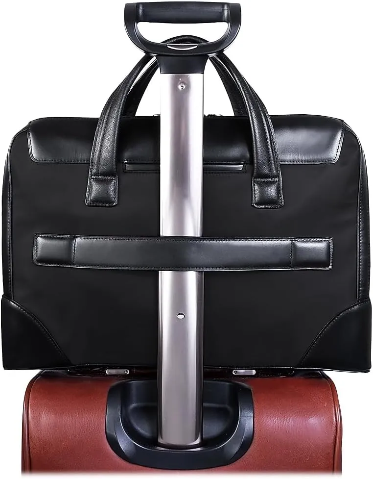 McKlein 17" Nylon Dual Compartment Laptop Briefcase- HARPSWELL