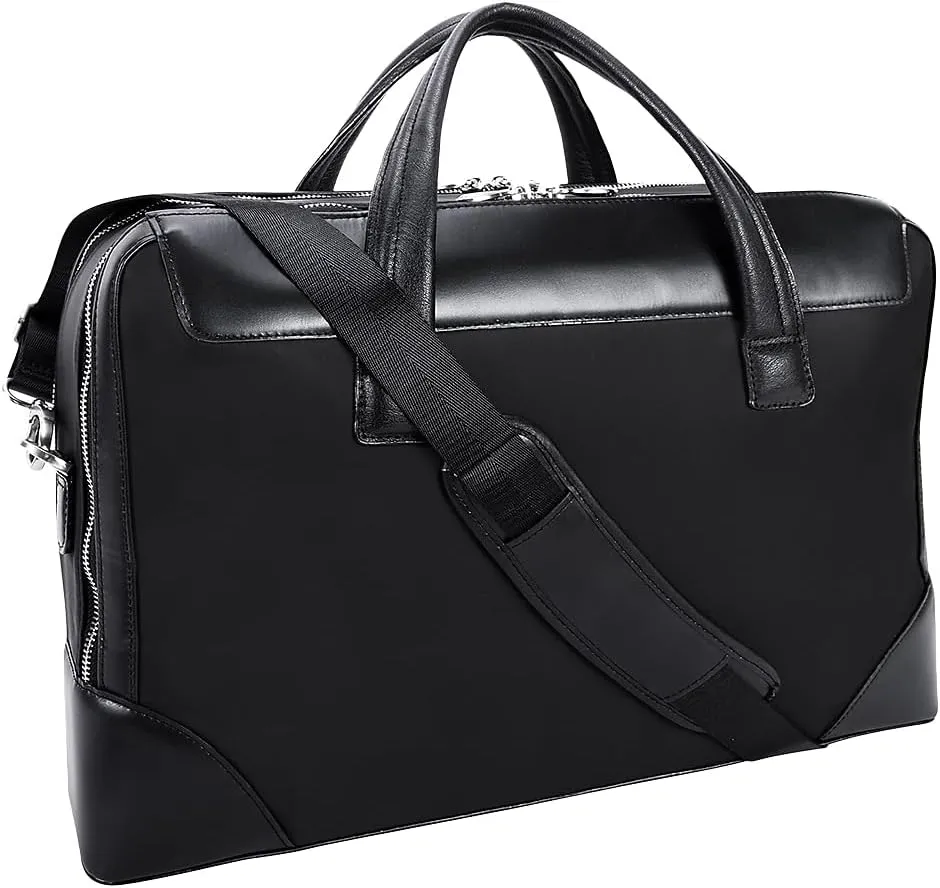 McKlein 17" Nylon Dual Compartment Laptop Briefcase- HARPSWELL