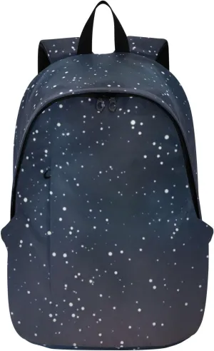 Men Women Large Capacity Backpack Lightweight Bag Outdoor Daypack Travel Laptop Computer Shoulder Bag,black sky