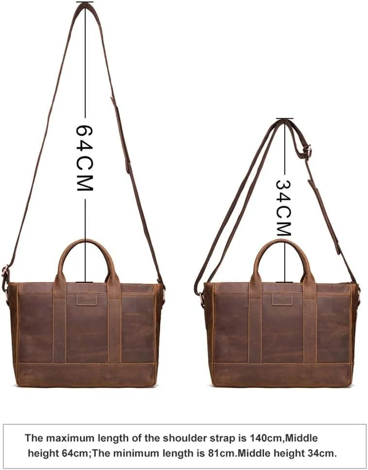 Men's Briefcase Business Large Briefcase Shoulder Handbags Briefcase for Men for Work Office Travel