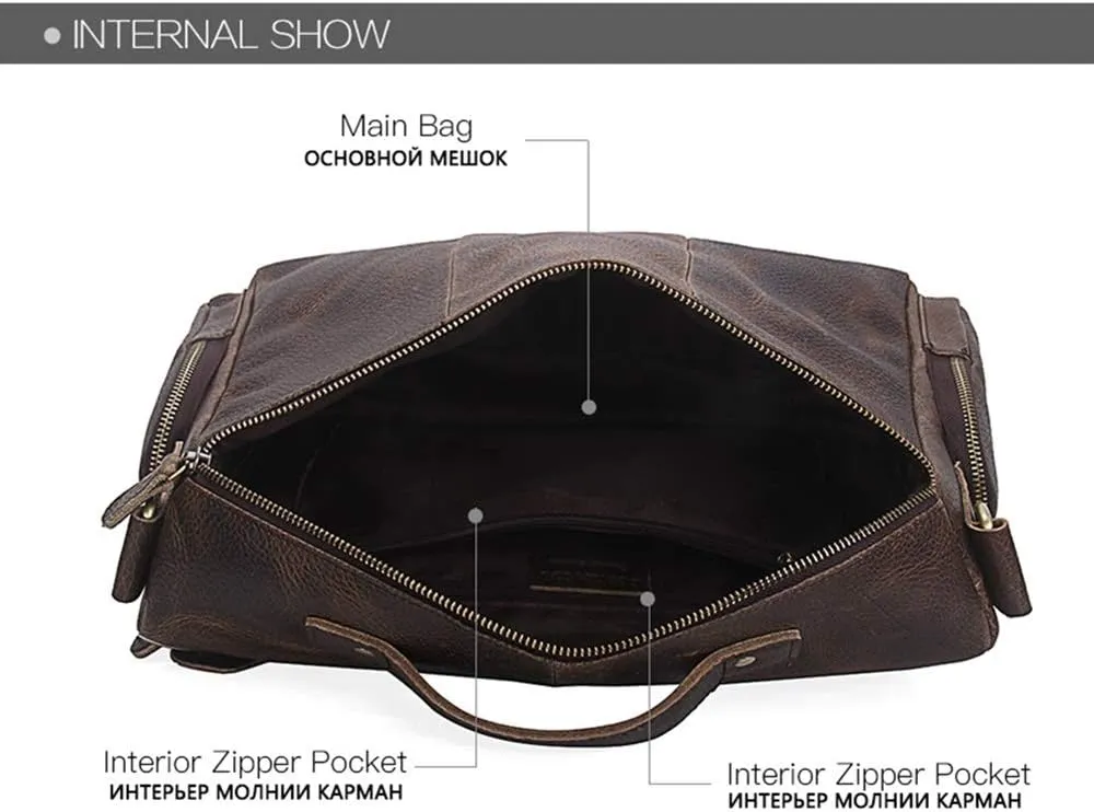 Men's Briefcase Handbags Expandable Briefcase Mens Business Briefcase Shoulder Bag for Work Office Travel