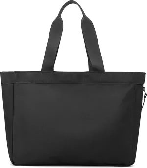 Men's Tote Bag 14-inch Laptop Nylon Waterproof Lightweight Business Casual Black Handbag for Work Travel