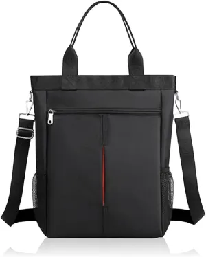 Men's Tote Bag Laptop A4 Shoulder Bag Nylon Messenger Bag Crossbody Purse Waterproof for Business Travel Work Outdoor