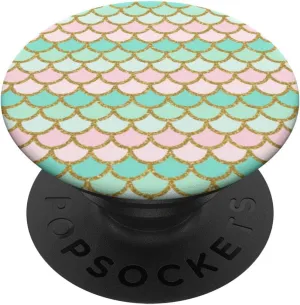 Mermaid Tail Scales Pink Teal Mint Green