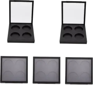 MERRYHAPY Organize Your Cosmetics 5pcs Magnetic Eyeshadow Holders Empty Circles Storage Plate for Women