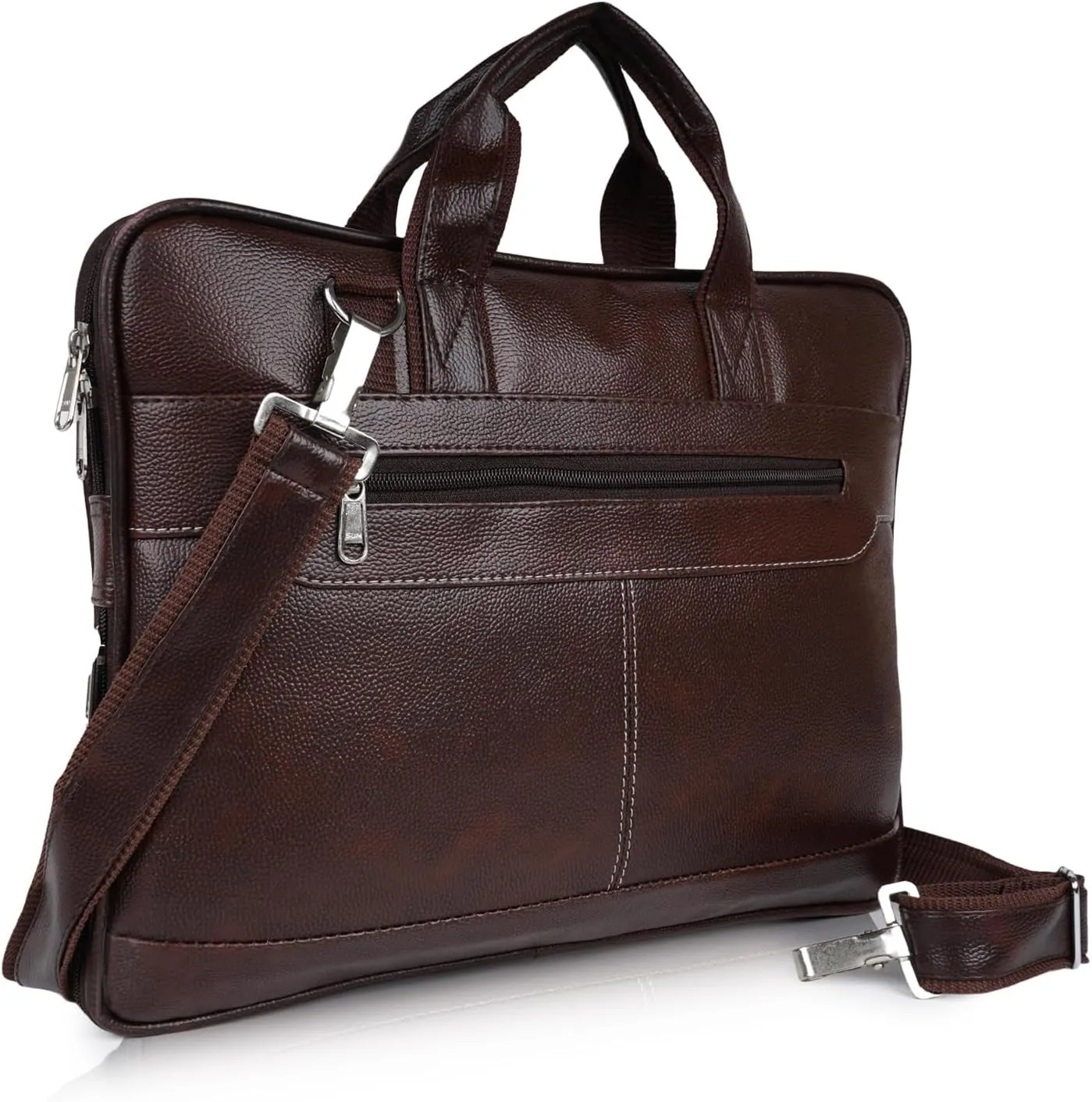 Messenger Bag, Laptop Bag for Men, PU Leather Expandable Office Bag for Men