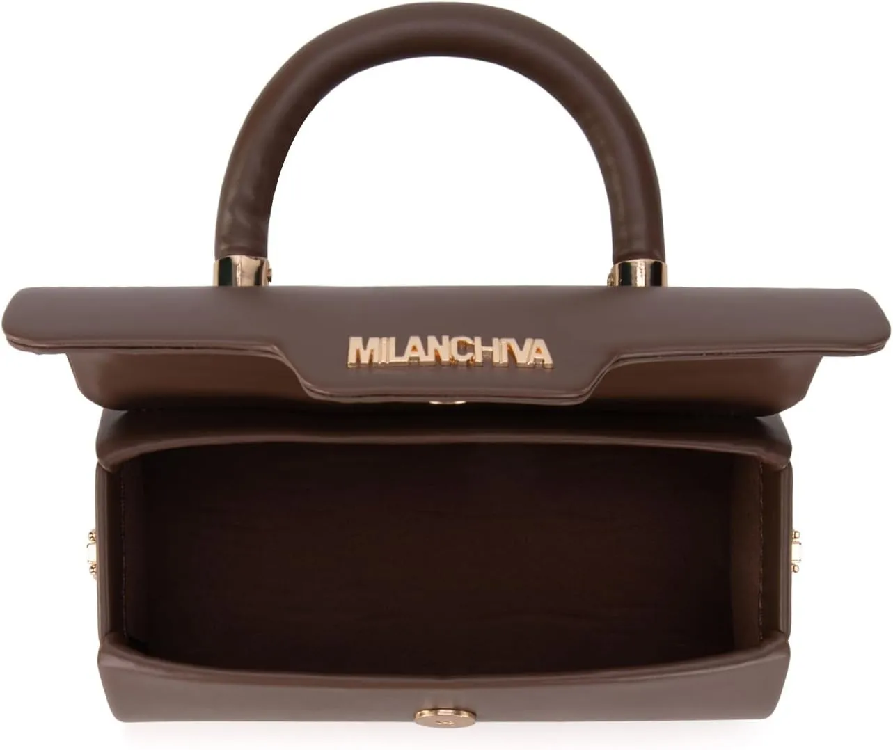 Milan Chiva Small Bags for Women Designer Mini Top Handle Purse Cute Handbags Barrel Shape Purse