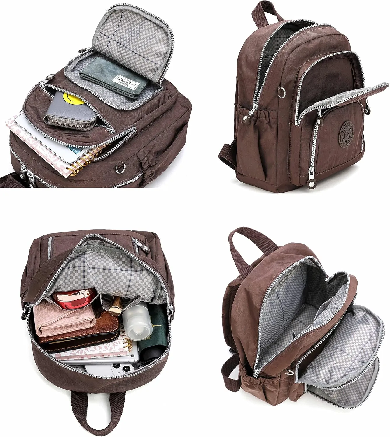 Mini Hiking Waterproof Laptop Backpack Purse for Women and Men,Travel Backpack 8.6L