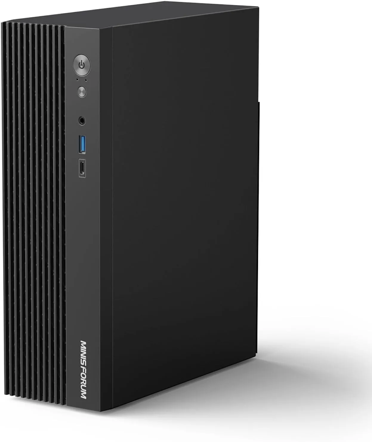 MINISFORUM 795S7 Mini Tower Gaming PC AMD Ryzen9 7945HX (16C/32T) Computer Without RAM/SSD/OS, 2x DDR5 Slots, 2x PCIe4.0 SSD, M.2 2230 Key E Slot, 2.5G Lan, HDMI DP USB-C Triple Video Outputs Computer