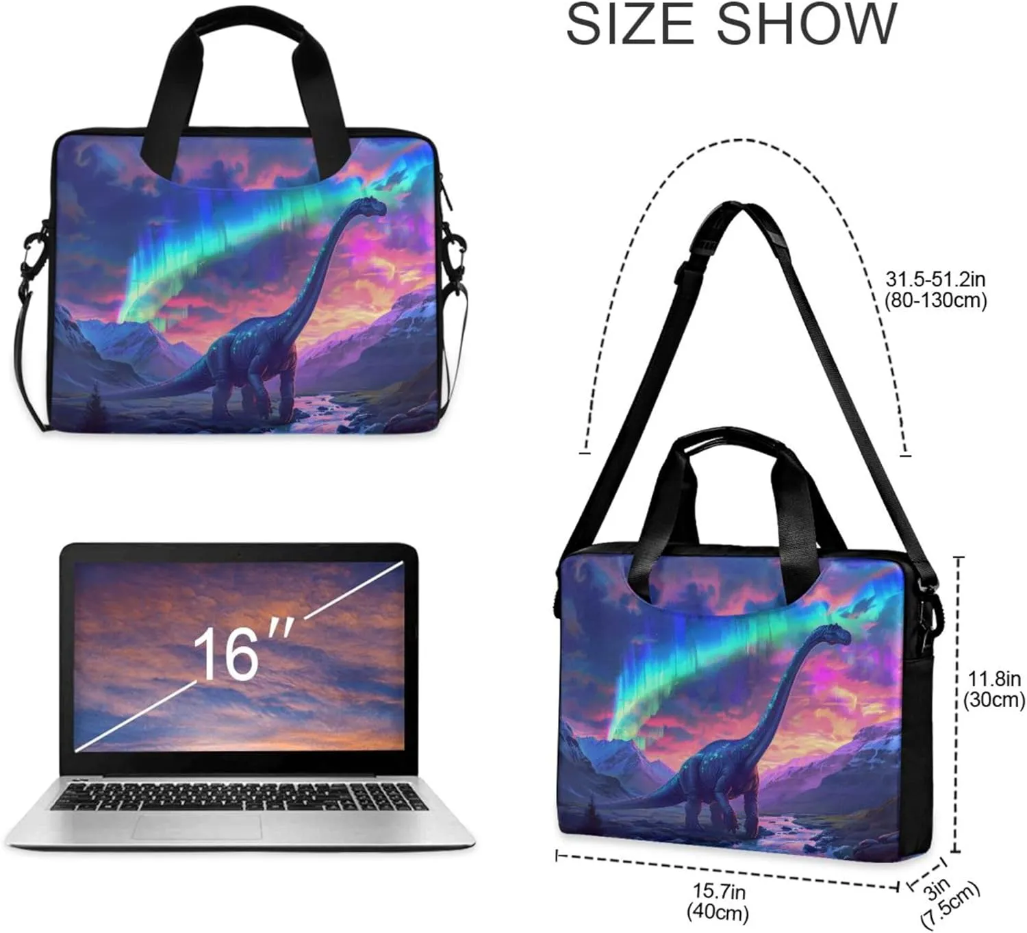 MNSRUU Laptop Bag Women Men Laptop Messenger Soccer Net