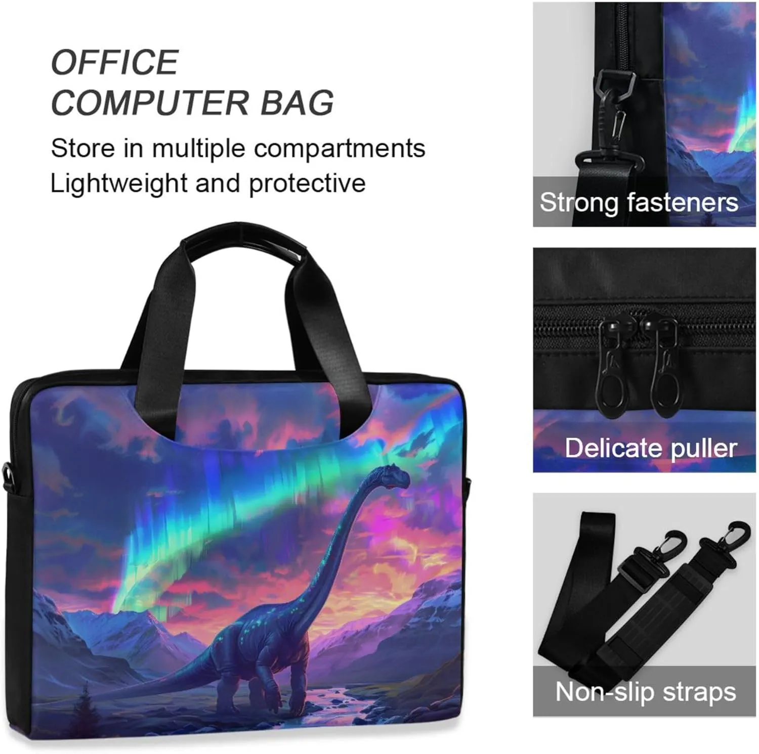 MNSRUU Laptop Bag Women Men Laptop Messenger Soccer Net