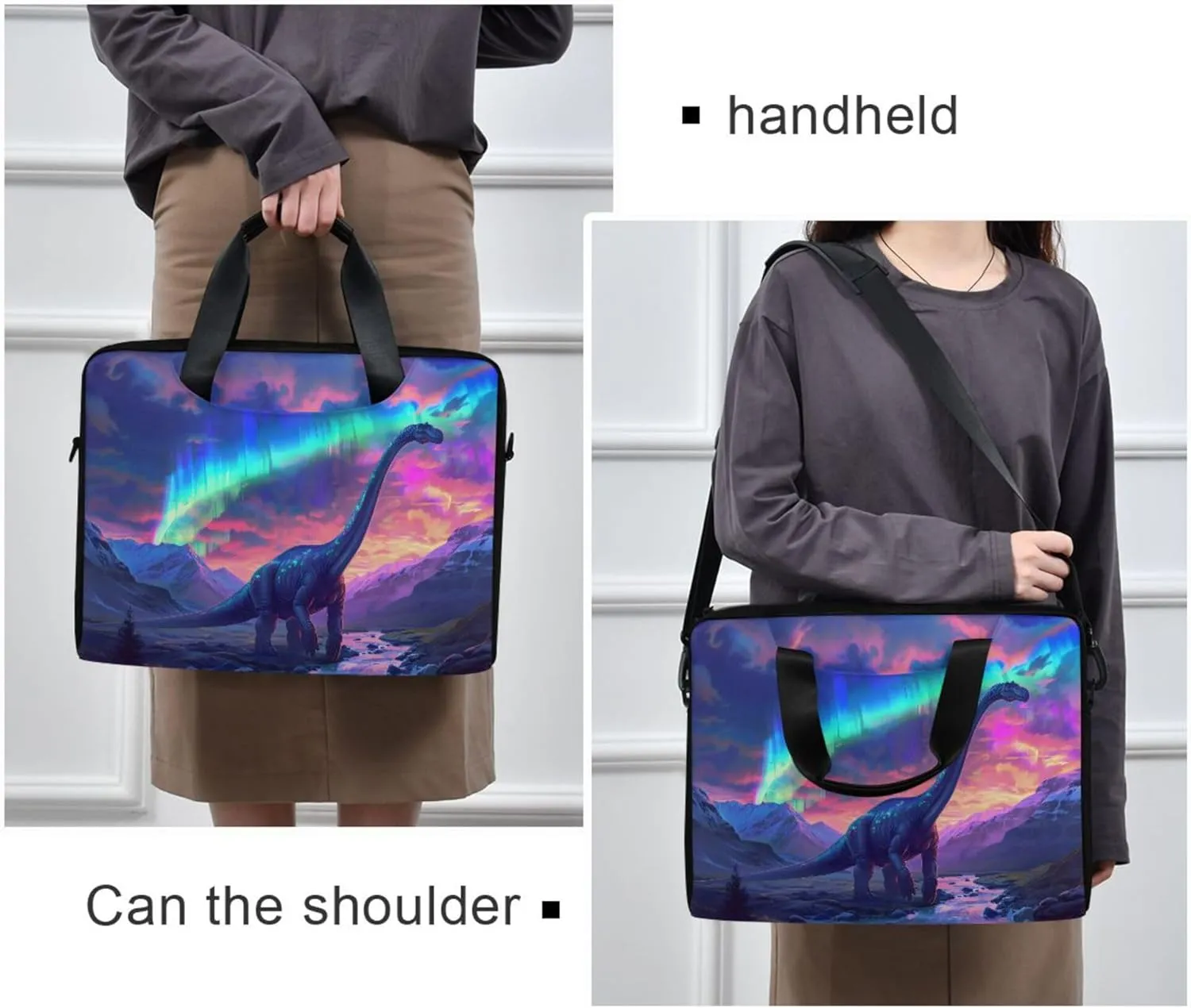 MNSRUU Laptop Bag Women Men Laptop Messenger Soccer Net