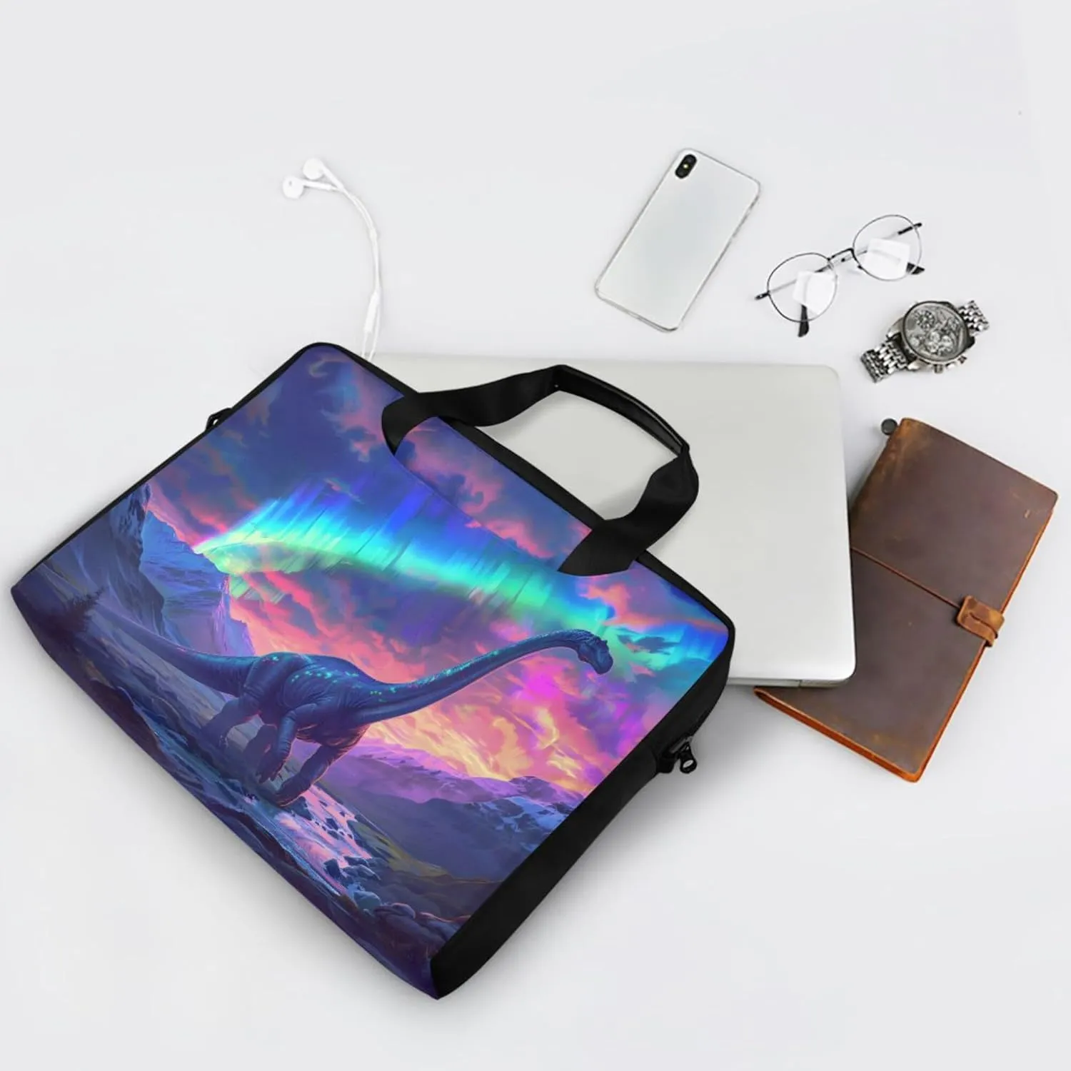 MNSRUU Laptop Bag Women Men Laptop Messenger Soccer Net