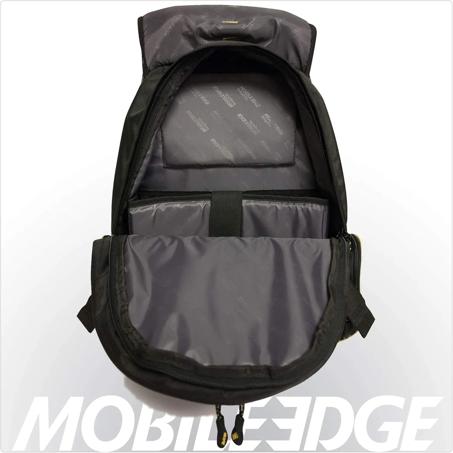 Mobile Edge - Premium 17.3" Laptop/Tablet Backpack - Black/Red Trim (MEBPP7), One Size