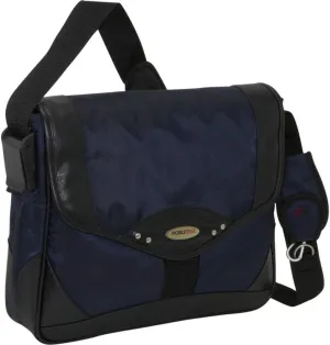 Mobile Edge Premium Laptop Messenger Bag for Men and Women, Travel, Fits Up To 15.4 Inch PCs and Compatible with MacBook 17 Inch, Navy Blue, MEMP03