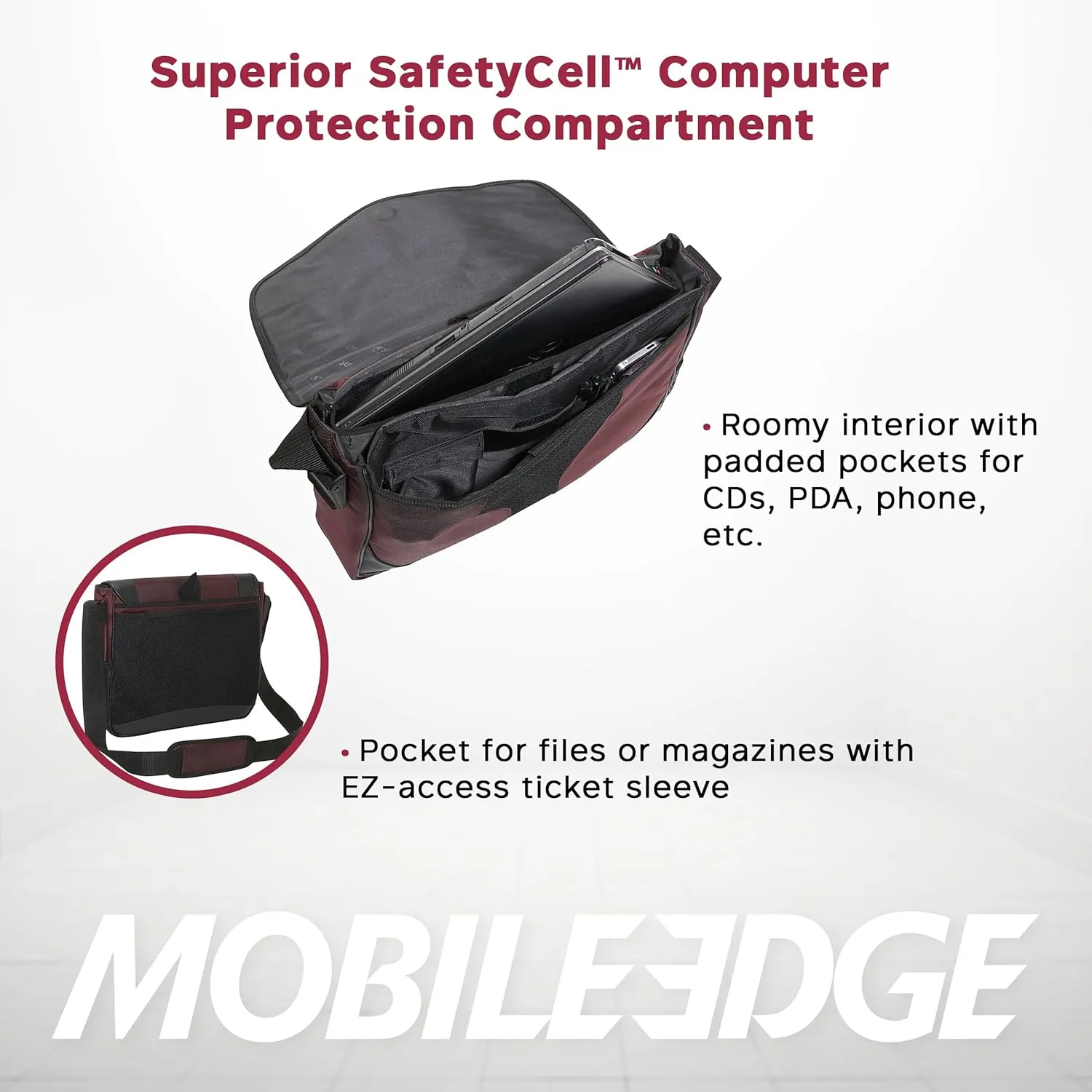 Mobile Edge Select Messenger Bag MEMS07