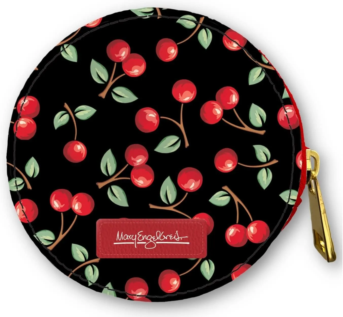 Monarque Round Zipper Case, Signature Artists (Mary Engelbreit Cherries)