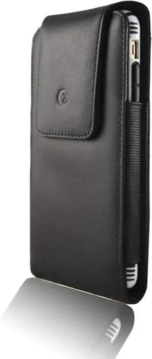 monsoon [Alpha] Genuine Leather Case Holster with Belt Clip for iPhone 13 / iPhone 13 PRO/iPhone 12 / iPhone 12 PRO/iPhone 11 / XR - fits 6.1" iPhone with Slim Case
