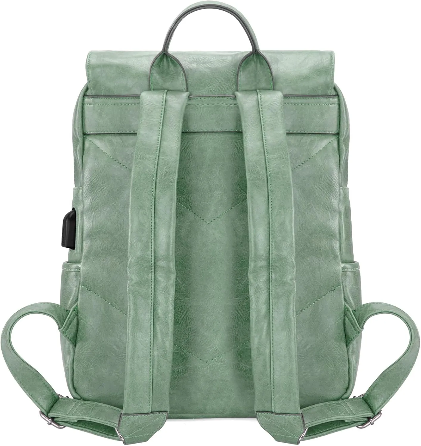 Montana West × Wrangler Womens Backpack Leather Laptop Backpack Unisex Fashion Backpack