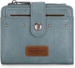 Montana West X Wrangler Small Wallet Women Wallets, Card Cases & Money Organizers Bifold Women Wallet Small Ladies Female Wallets with Removable ID Window