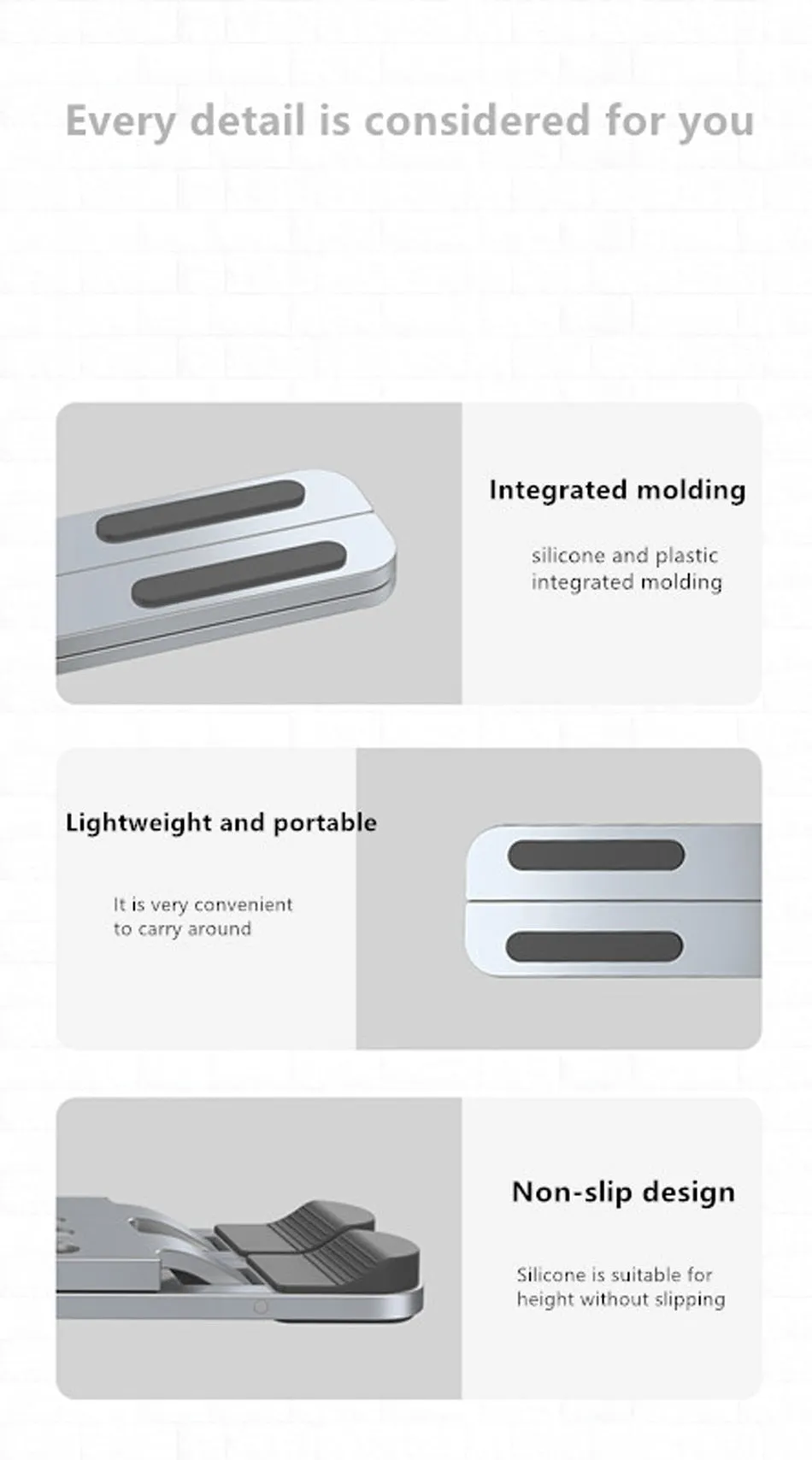 Multi-Function Foldable Laptop Stand