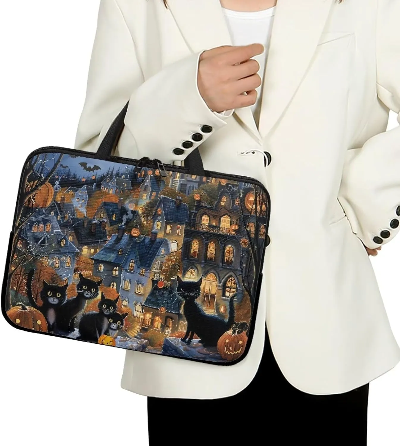 Mumeson Laptop Cover Bag,Durable Laptop Computer Carrying Bag Handbag Tablet Briefcase Handbag Slim Laptop Case Tote Bag