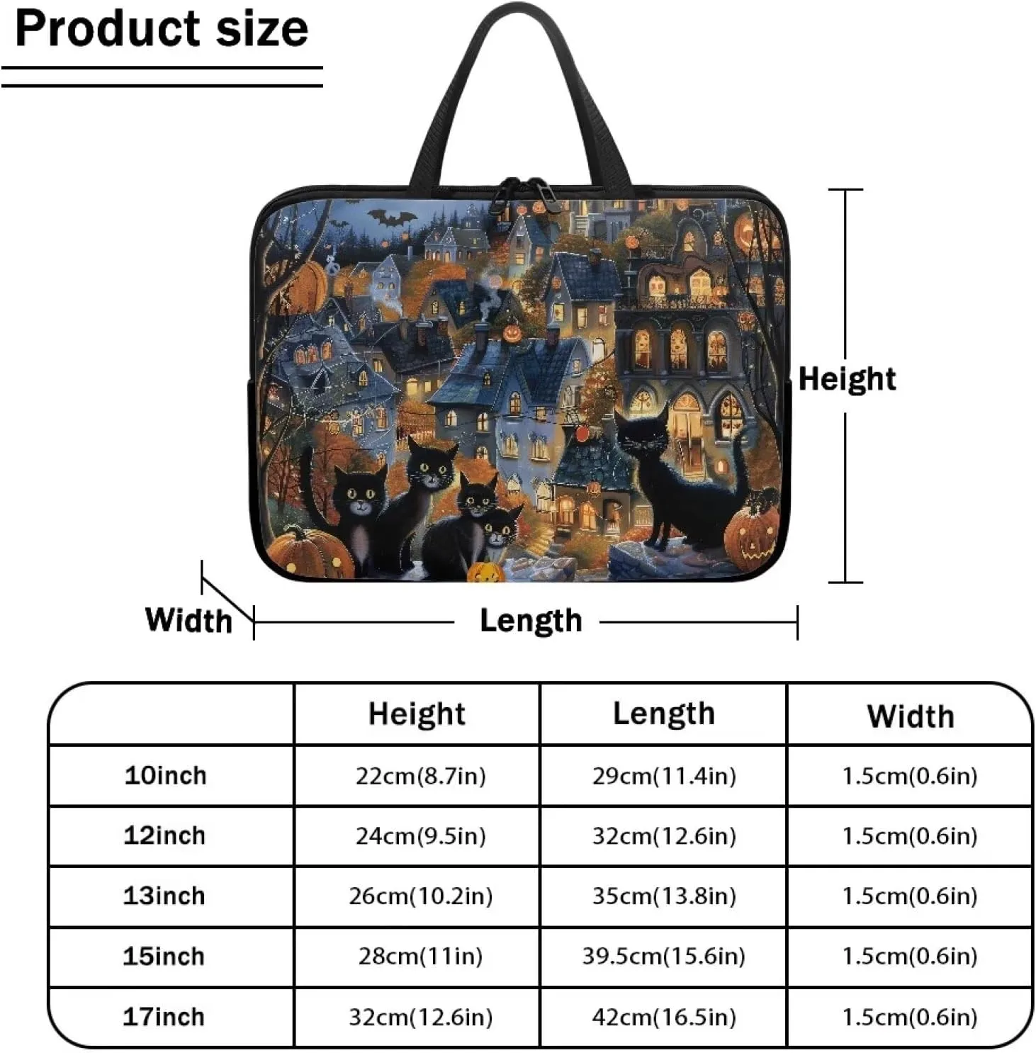 Mumeson Laptop Cover Bag,Durable Laptop Computer Carrying Bag Handbag Tablet Briefcase Handbag Slim Laptop Case Tote Bag